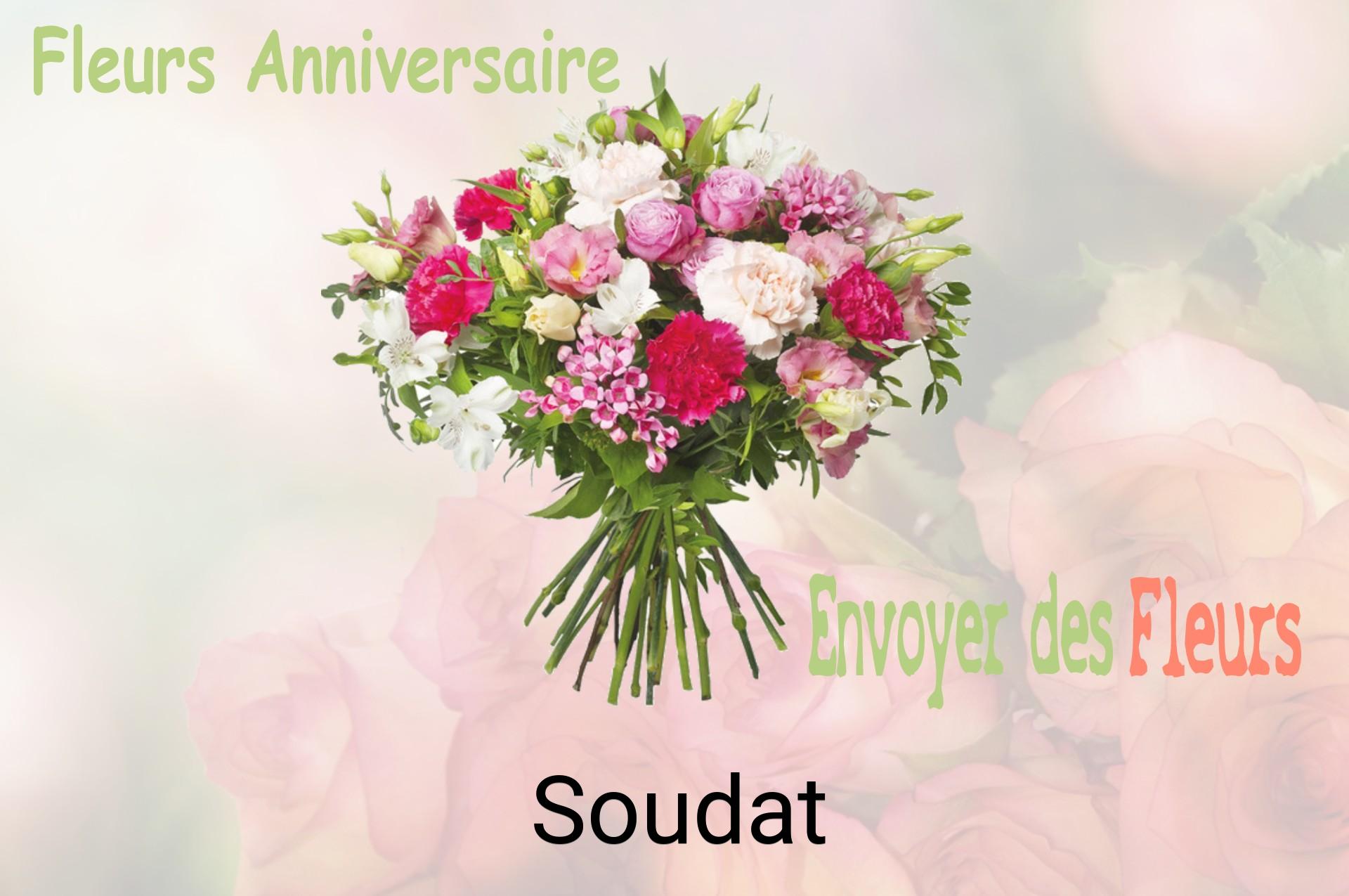Bouquet de fleurs d’anniversaire livré à Soudat