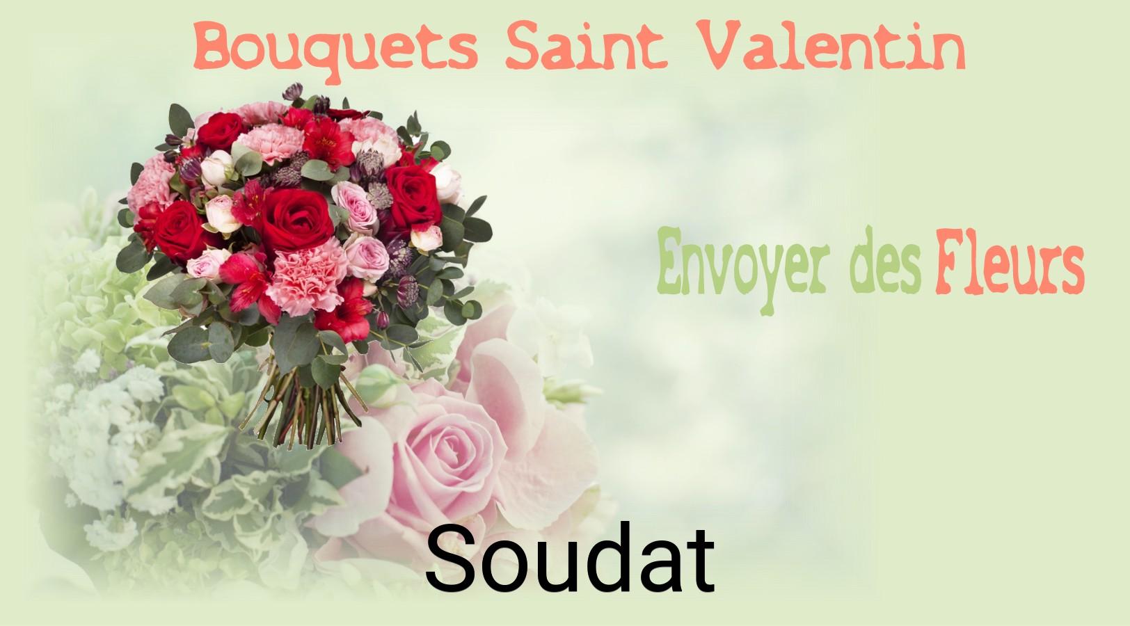 Roses de Saint-Valentin livrées à Soudat